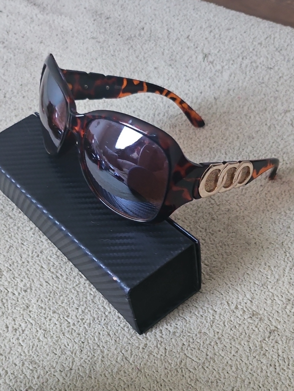 Carfia Vintage Coin Designer Sunglasses